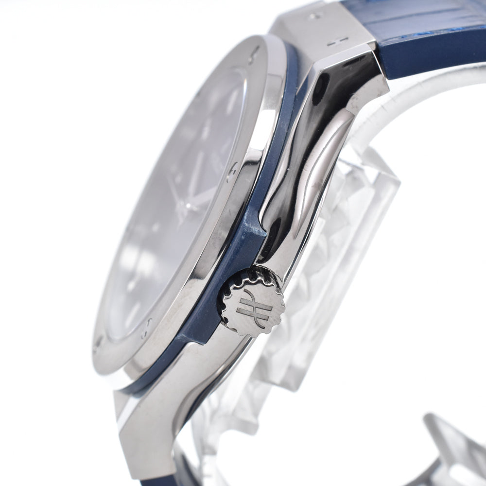 with paper HUBLOT Classic fusion 511.NX.7170.LR blue Dial Automatic Men's
 Watch O#150015
