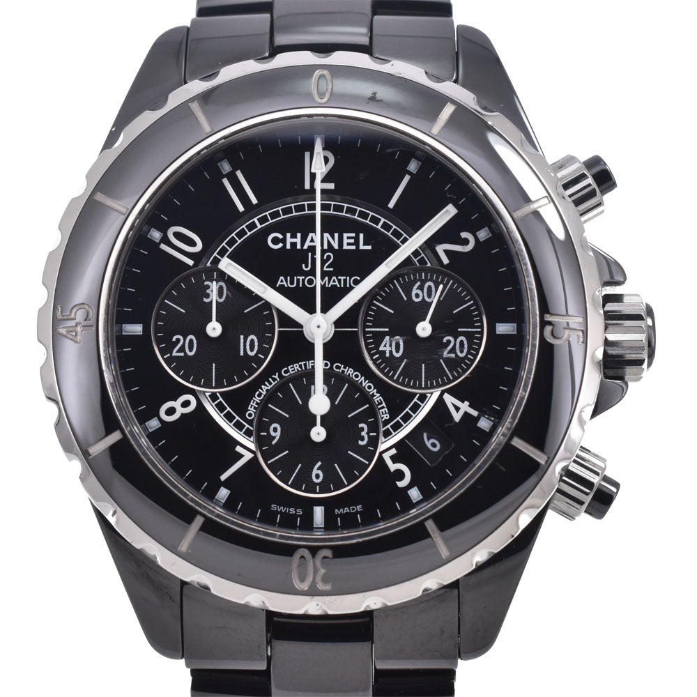 CHANEL J12 H0940 Ceramic chronograph black Dial Automatic Men's
 Watch J#150016