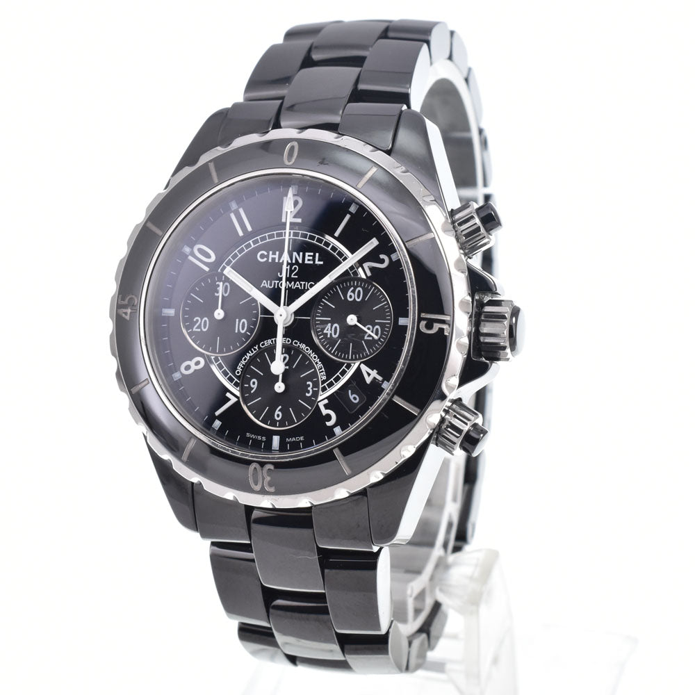 CHANEL J12 H0940 Ceramic chronograph black Dial Automatic Men's
 Watch J#150016