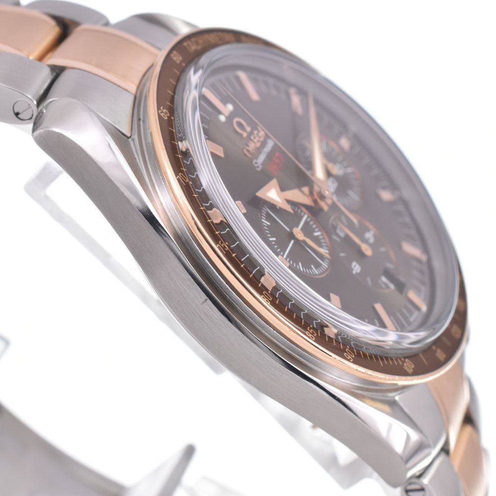 with paper OMEGA Speedmaster Broad Arrow 1957 321.90.42.50.13.001 Co-Axial Brown Dial Automatic Men's
 Watch J#150022