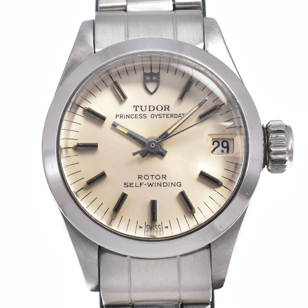 TUDOR Princess Oyster Date 7576/0 Silver Dial Automatic Ladies
 Watch J#150023