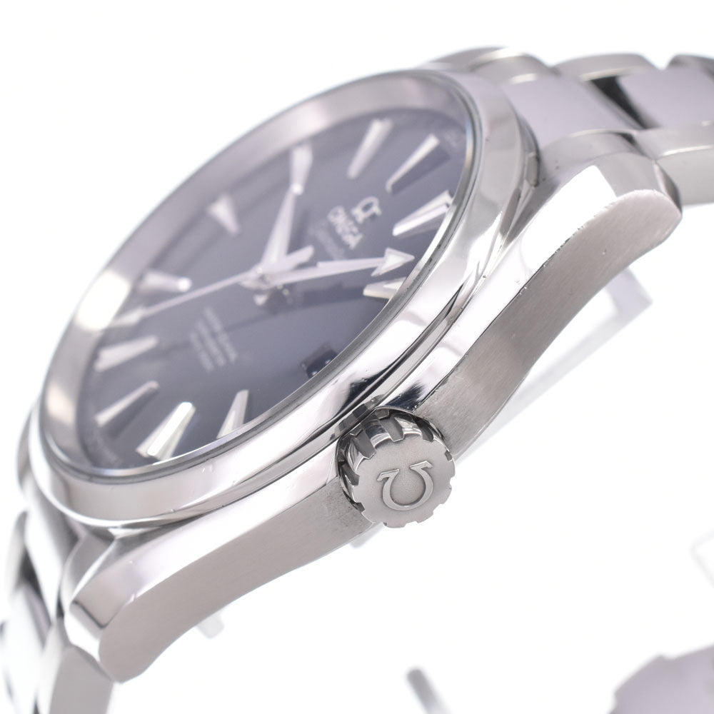 with paper OMEGA Seamaster Aqua Terra 231.10.42.21.03.003 Date CO-AXIAL blue Dial Automatic Men's
 Watch J#150027