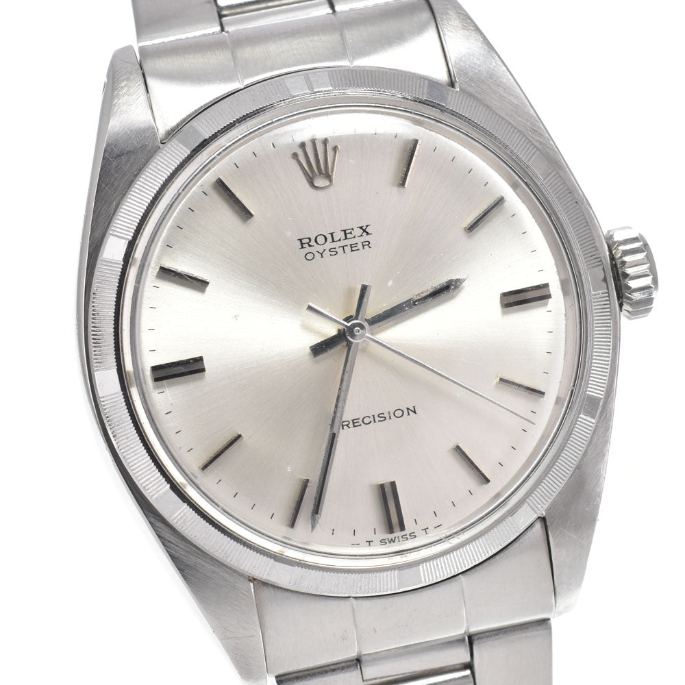 ROLEX Oyster Precision 6427 vintage Cal.1225 Silver Dial Hand Winding Men's
 Watch N#150030