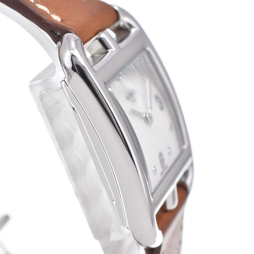 HERMES Cape Cod CC1.210a 8P diamond White shell Dial Quartz Ladies
 Watch J#150041
