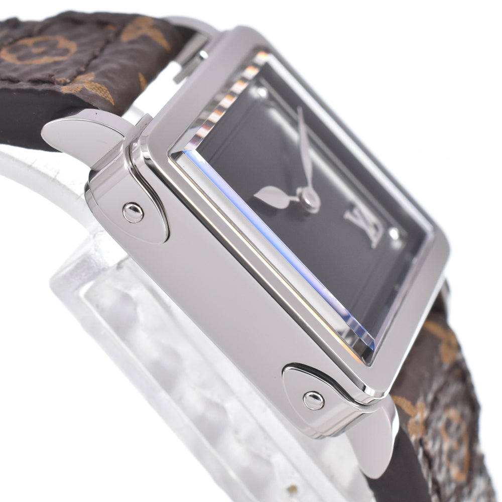 LOUIS VUITTON Ampoulies Q3M00 black Dial Quartz Ladies
 Watch J#150043