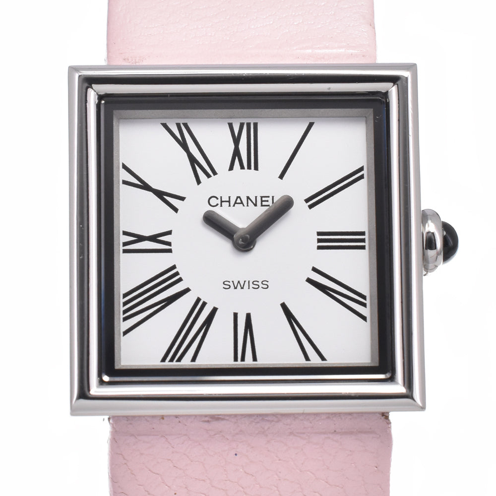 CHANEL Mademoiselle H1666 white Dial Quartz Ladies
 Watch J#150044