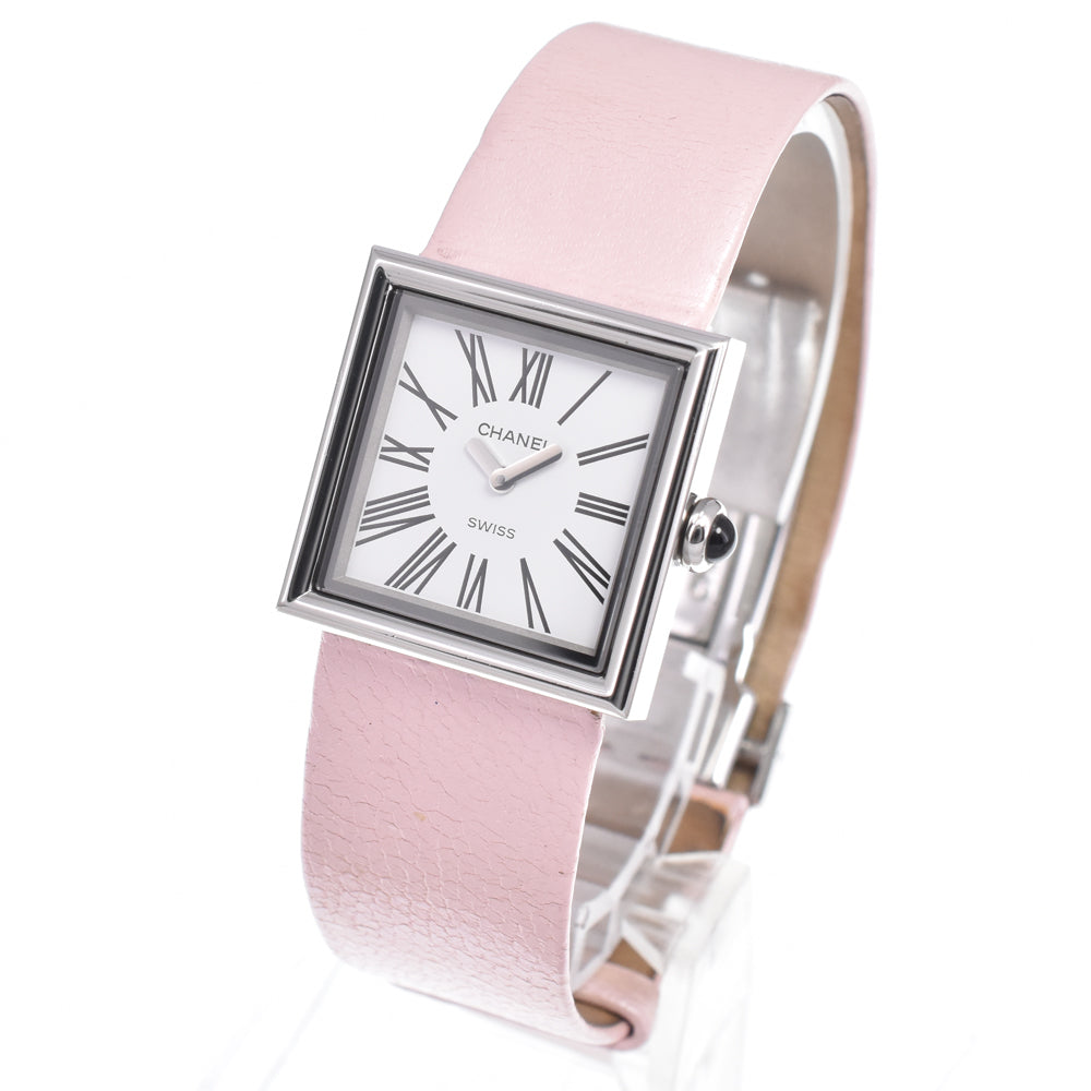CHANEL Mademoiselle H1666 white Dial Quartz Ladies
 Watch J#150044