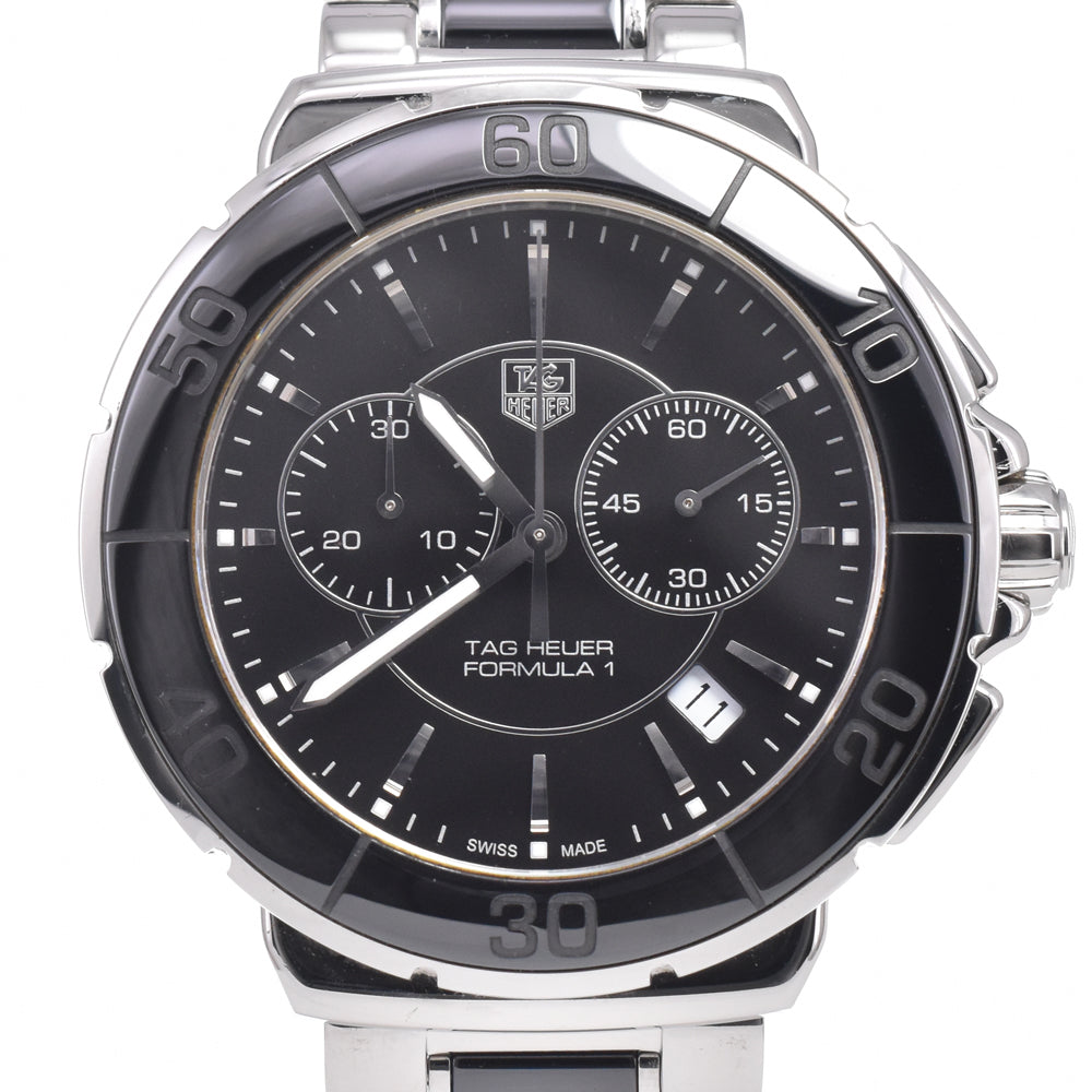 TAG HEUER Formula 1 CAH1210 Chronograph Date black Dial Quartz Men's
 Watch J#150045