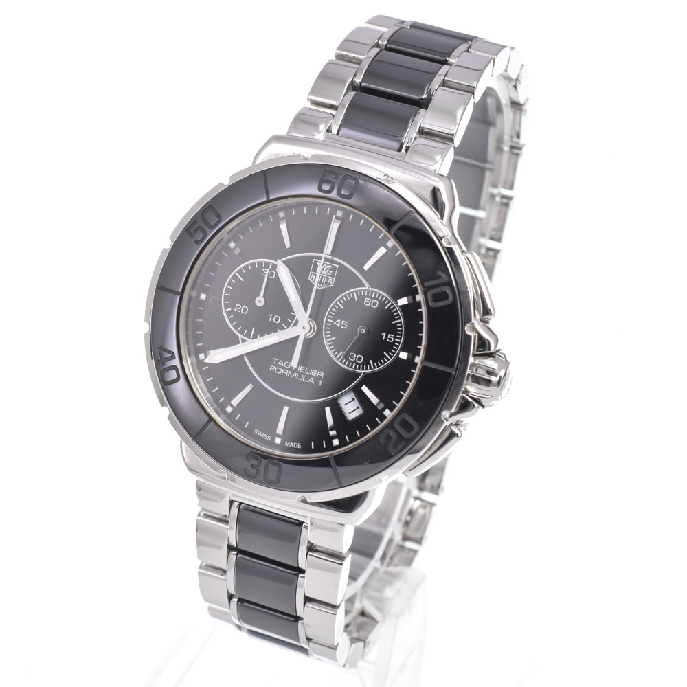 TAG HEUER Formula 1 CAH1210 Chronograph Date black Dial Quartz Men's
 Watch J#150045
