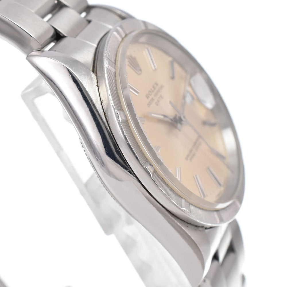 ROLEX Oyster perpetual date 15210 vintage Cal.3135 Silver Dial Automatic Men's
 Watch I#150051