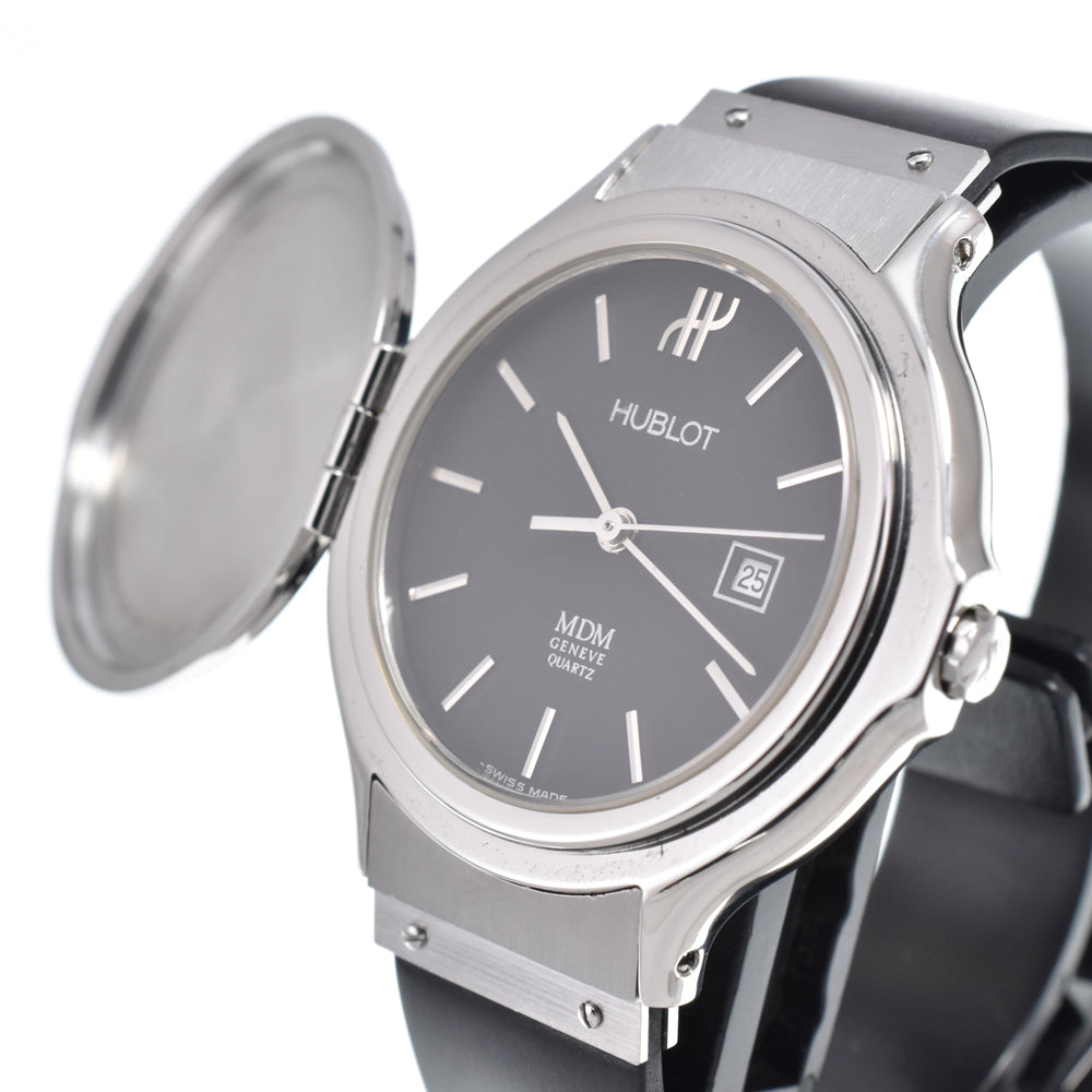 HUBLOT MDM Classic Hunter Case black Dial Quartz Men's
 Watch O#150061