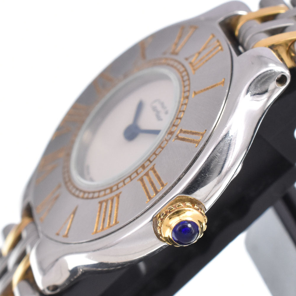 CARTIER Must21 SM Silver Dial Quartz Ladies
 Watch J#150063