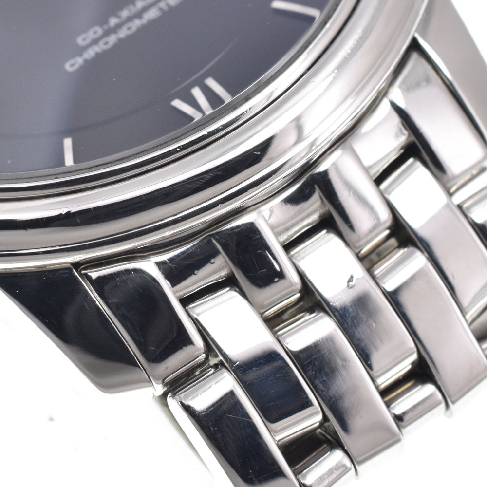 with paper OMEGA De Ville 424.10.37.20.01.001 Date CO-AXIAL black Dial Automatic Men's
 Watch J#150064