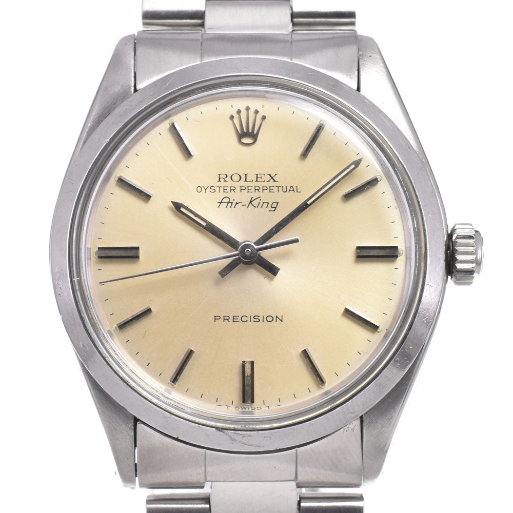 ROLEX Oyster Perpetual Air King 5500 vintage Cal.1520 Silver Dial Automatic Men's
 Watch K#150067