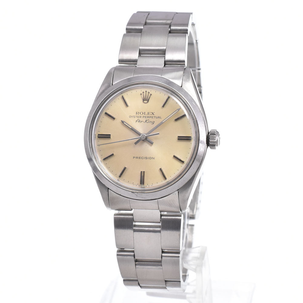 ROLEX Oyster Perpetual Air King 5500 vintage Cal.1520 Silver Dial Automatic Men's
 Watch K#150067