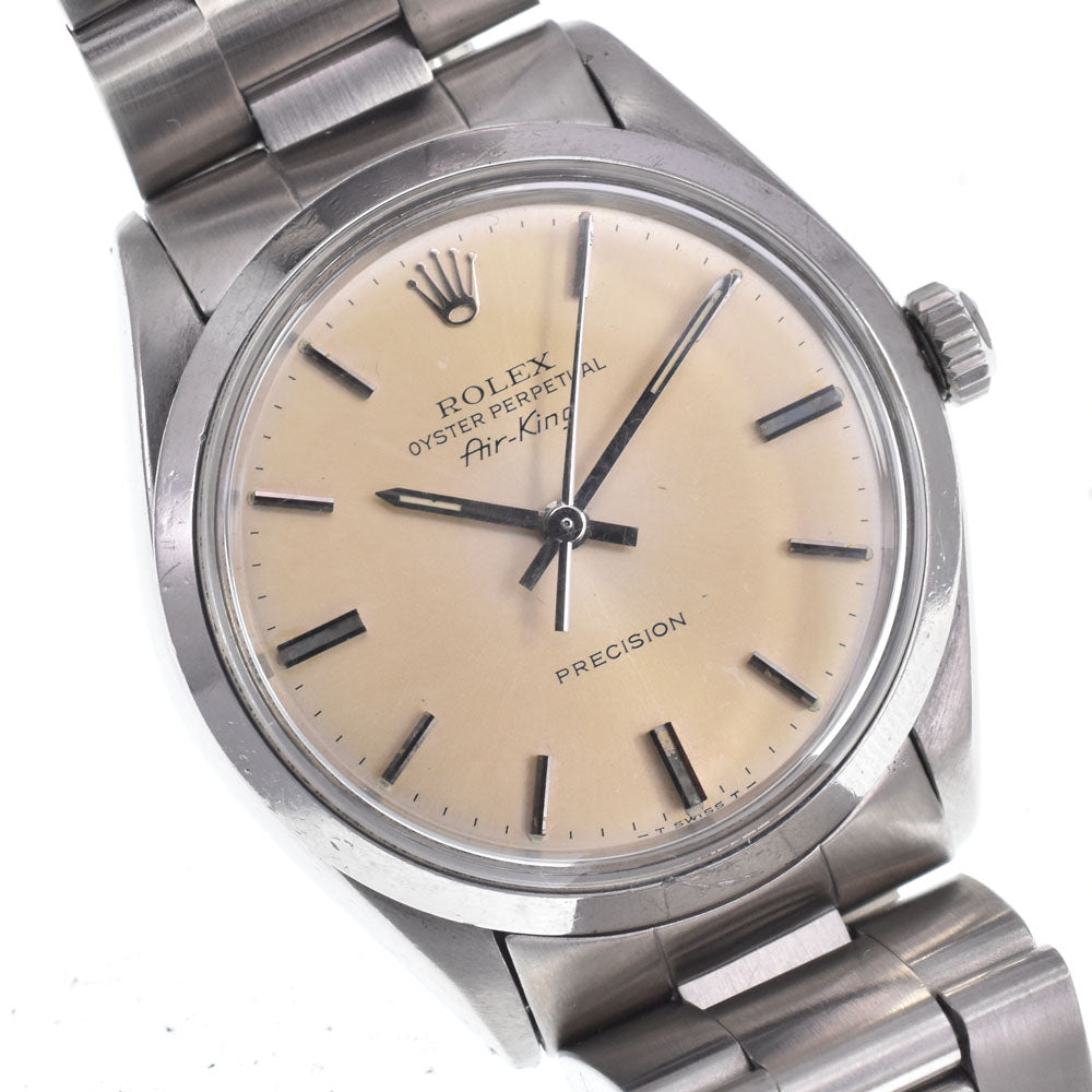 ROLEX Oyster Perpetual Air King 5500 vintage Cal.1520 Silver Dial Automatic Men's
 Watch K#150067