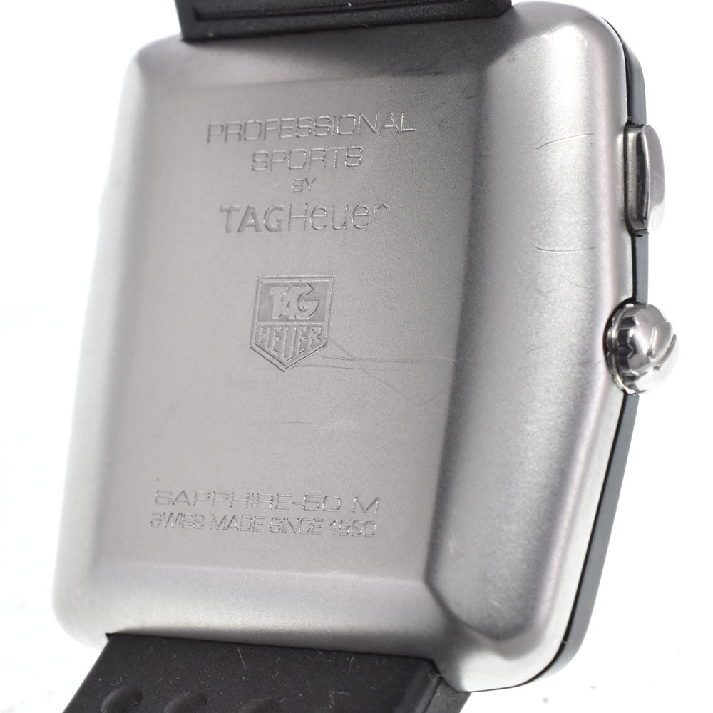 TAG HEUER Professional sports WAE1113.FT6004 Date black Dial Quartz Unisex
 Watch J#150068