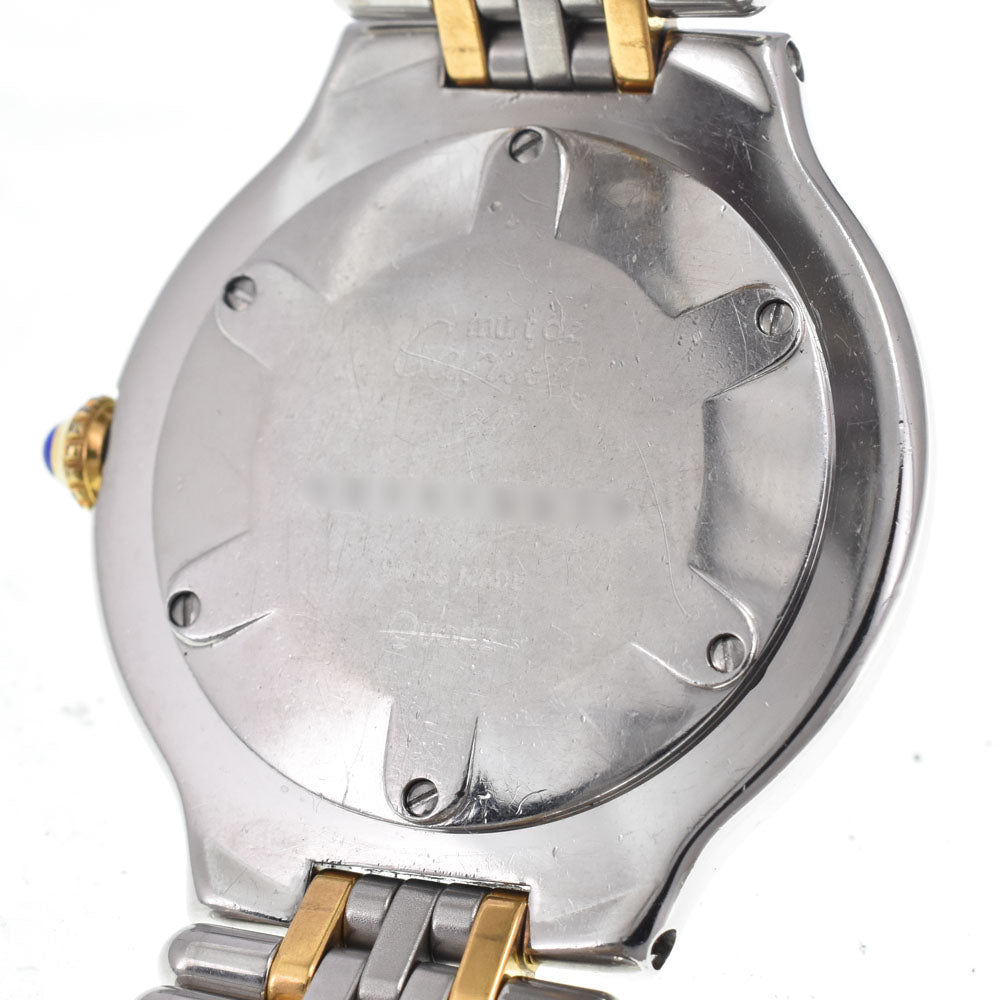 CARTIER Must21 LM Stainless Steel/Gold Plated Ivory Dial Quartz Men's
 Watch J#150070