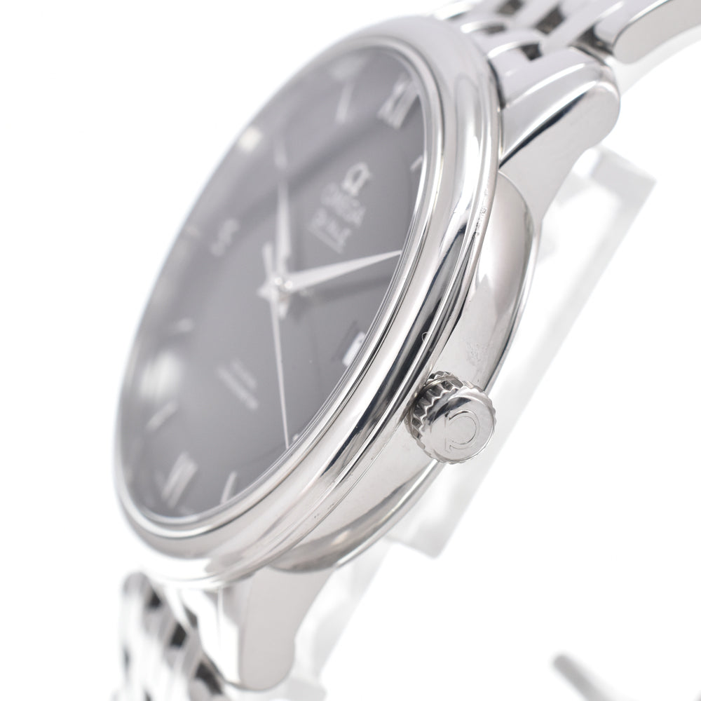 with paper OMEGA De Ville 424.10.37.20.01.001 Date CO-AXIAL black Dial Automatic Men's
 Watch I#150073