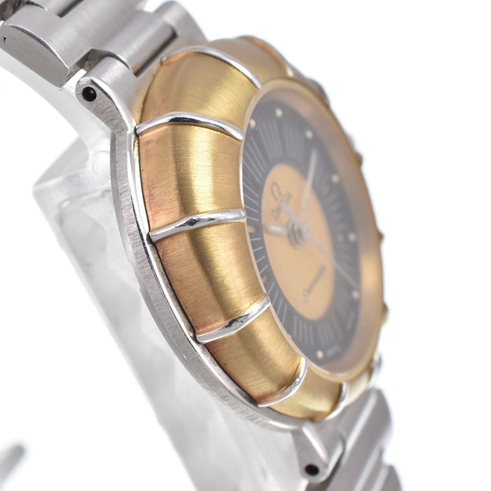 OMEGA Seamaster Dynamic Black / gold Dial Quartz Ladies
 Watch J#150074
