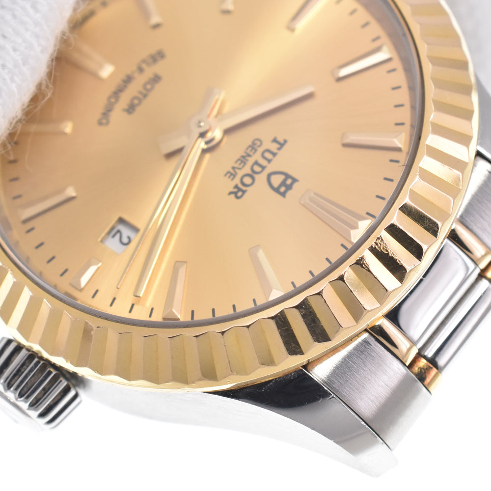 with paper TUDOR style 12113 Stainless Steel/K18YG gold Dial Automatic Ladies
 Watch J#150076