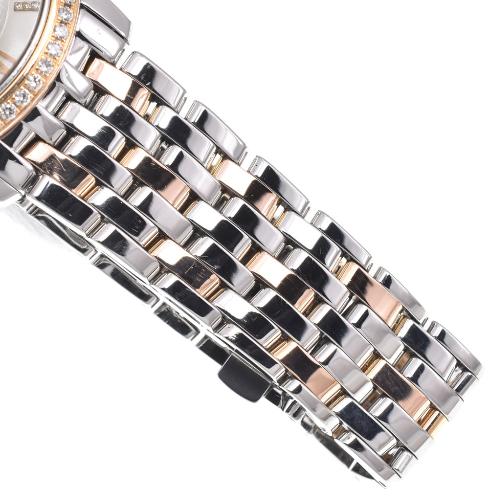 with paper OMEGA De Ville Prestige 424.25.37.20.52.001 Stainless Steel/K18RG Diamond Silver Dial Automatic Men's
 Watch J#150079