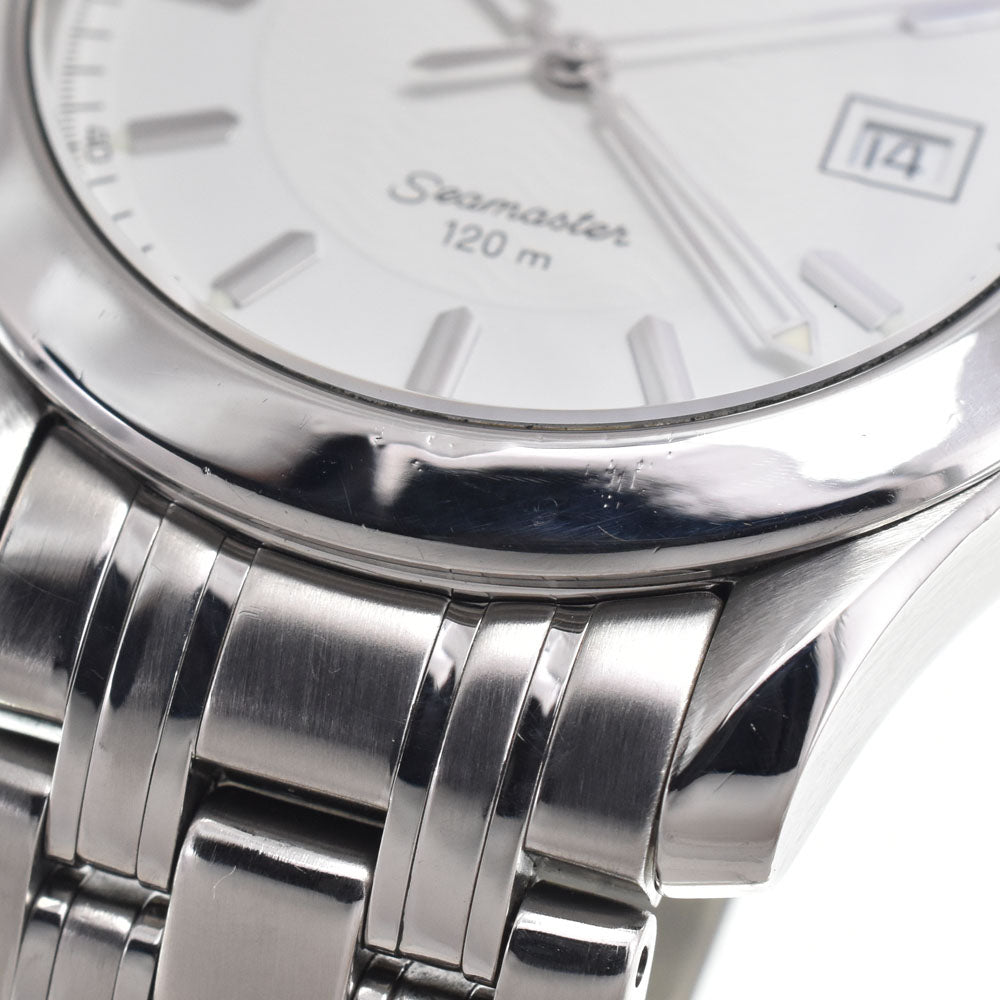 OMEGA Seamaster 120M Date white Dial Quartz Men's
 Watch J#150082