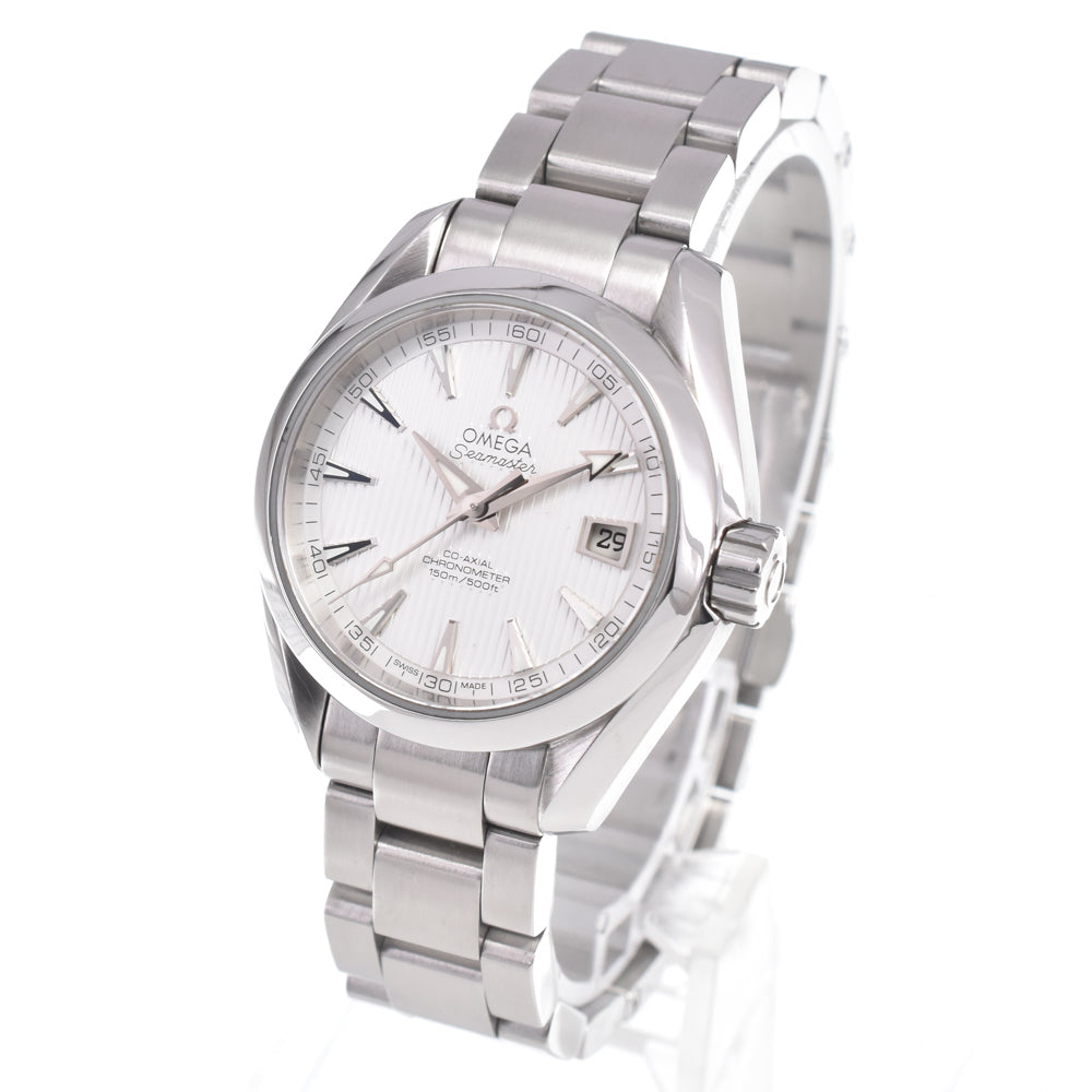 with paper OMEGA Seamaster 231.10.30.20.02.001 Silver Dial Automatic Ladies
 Watch J#150086