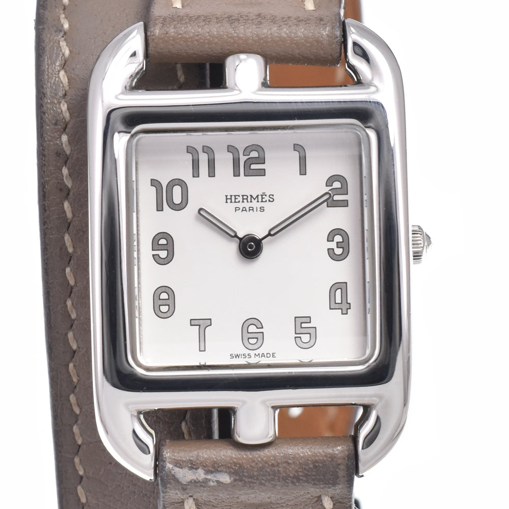 HERMES Cape Cod CC1.210 Dubrutur Silver Dial Quartz Ladies
 Watch J#150089