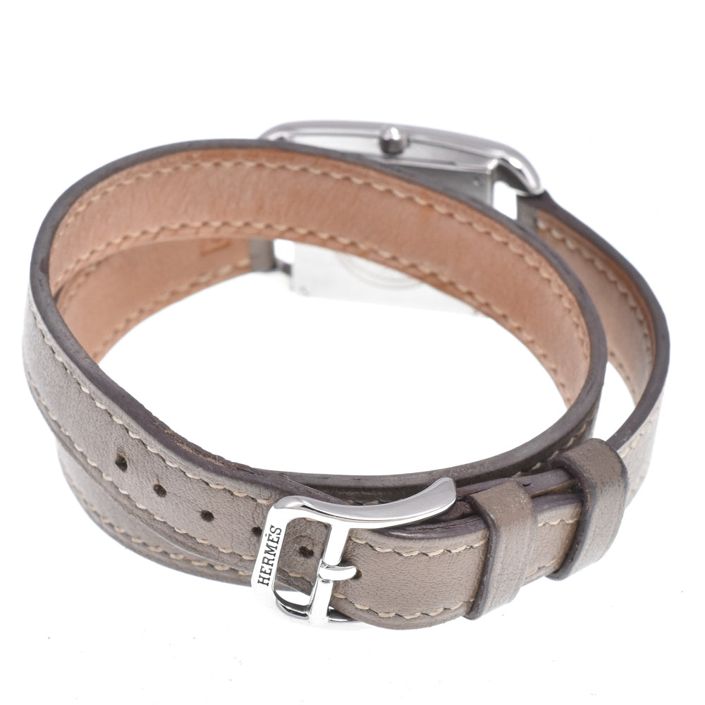 HERMES Cape Cod CC1.210 Dubrutur Silver Dial Quartz Ladies
 Watch J#150089