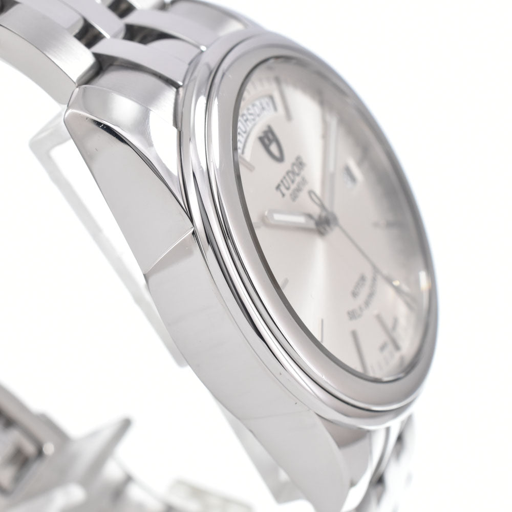 TUDOR Glamor Day Date 56000 Day date Silver Dial Automatic Men's
 Watch K#150094