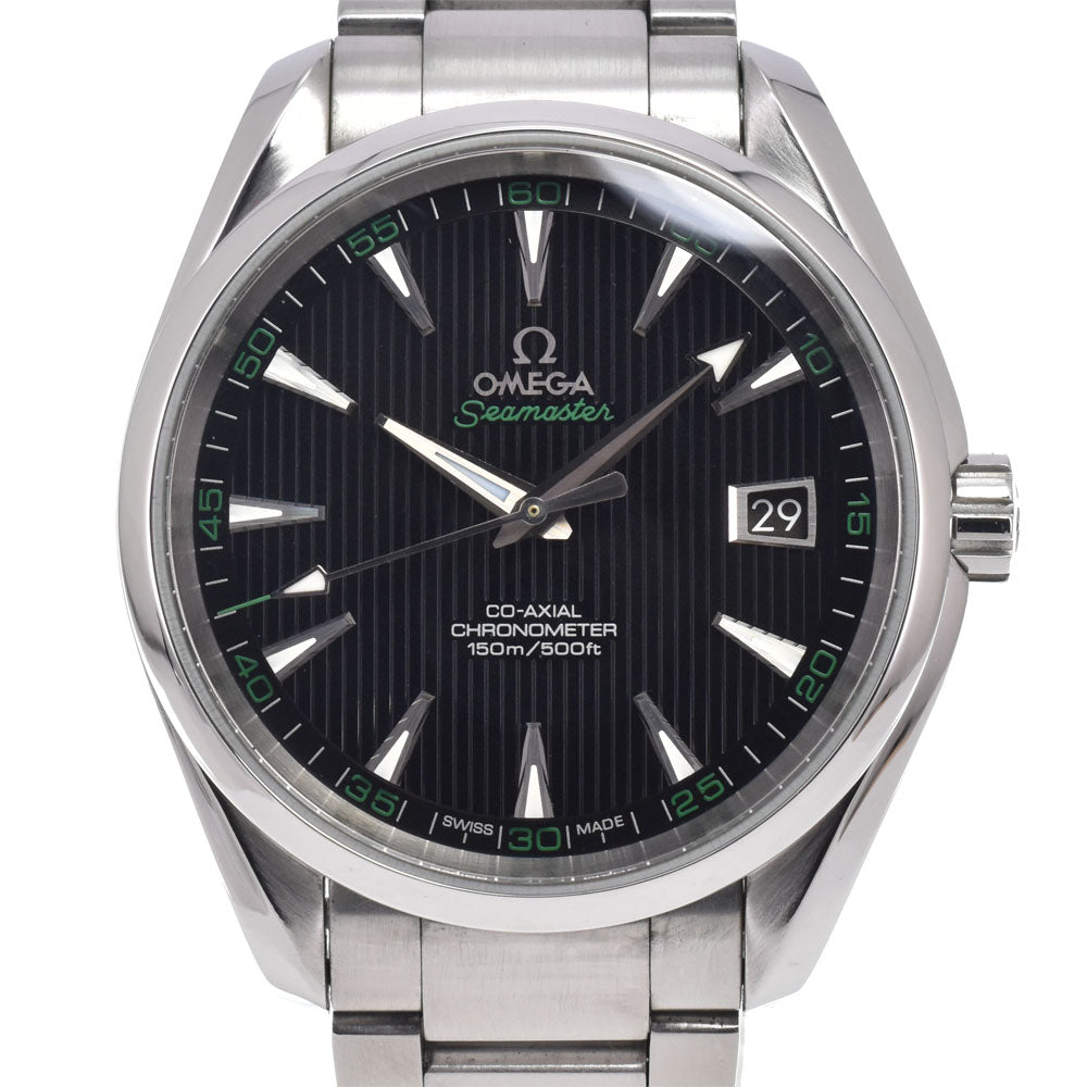 with paper OMEGA Seamaster Aqua Terra 231.10.42.21.01.001 Date Chronometer Co-Axial black Dial Automatic Men's
 Watch J#150098