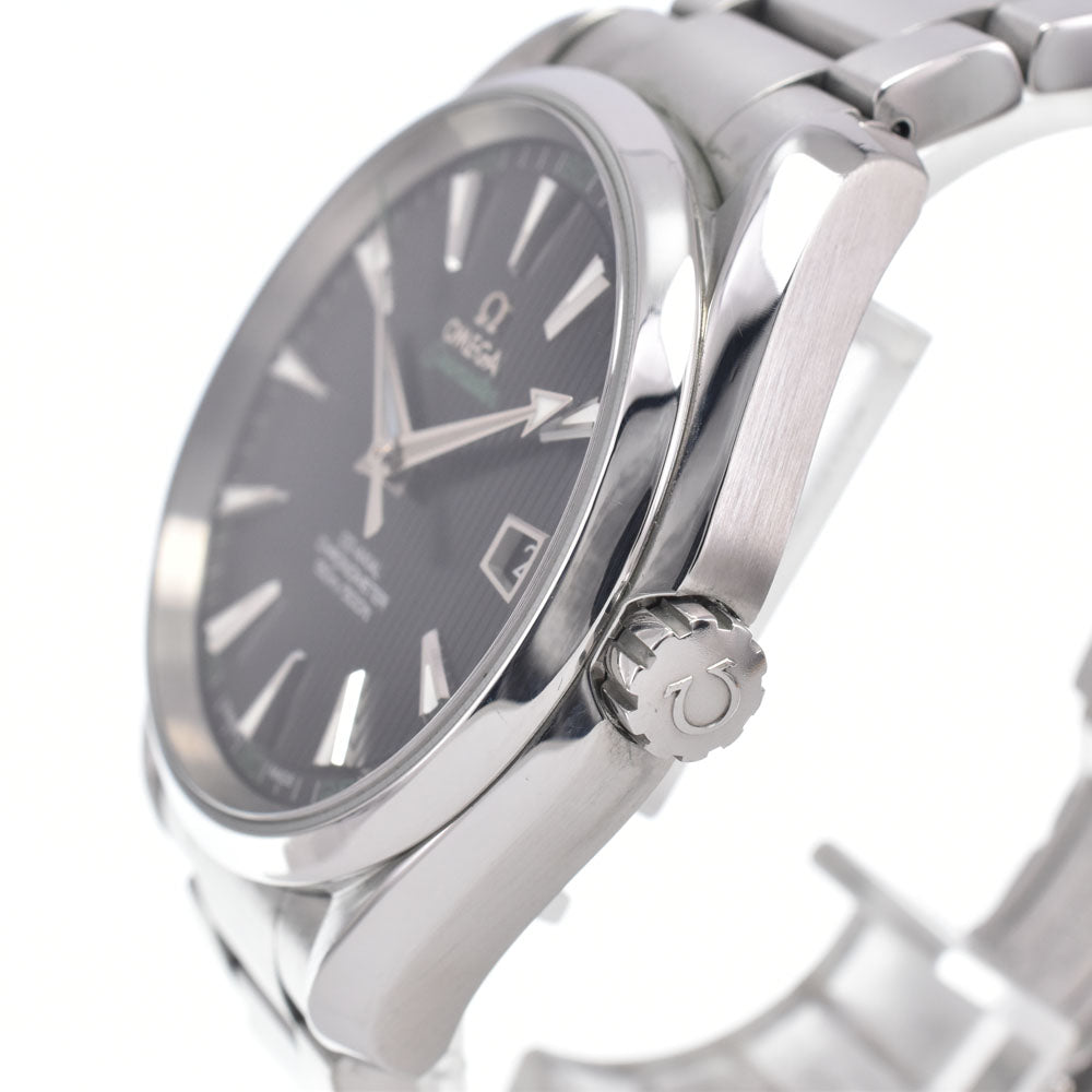 with paper OMEGA Seamaster Aqua Terra 231.10.42.21.01.001 Date Chronometer Co-Axial black Dial Automatic Men's
 Watch J#150098