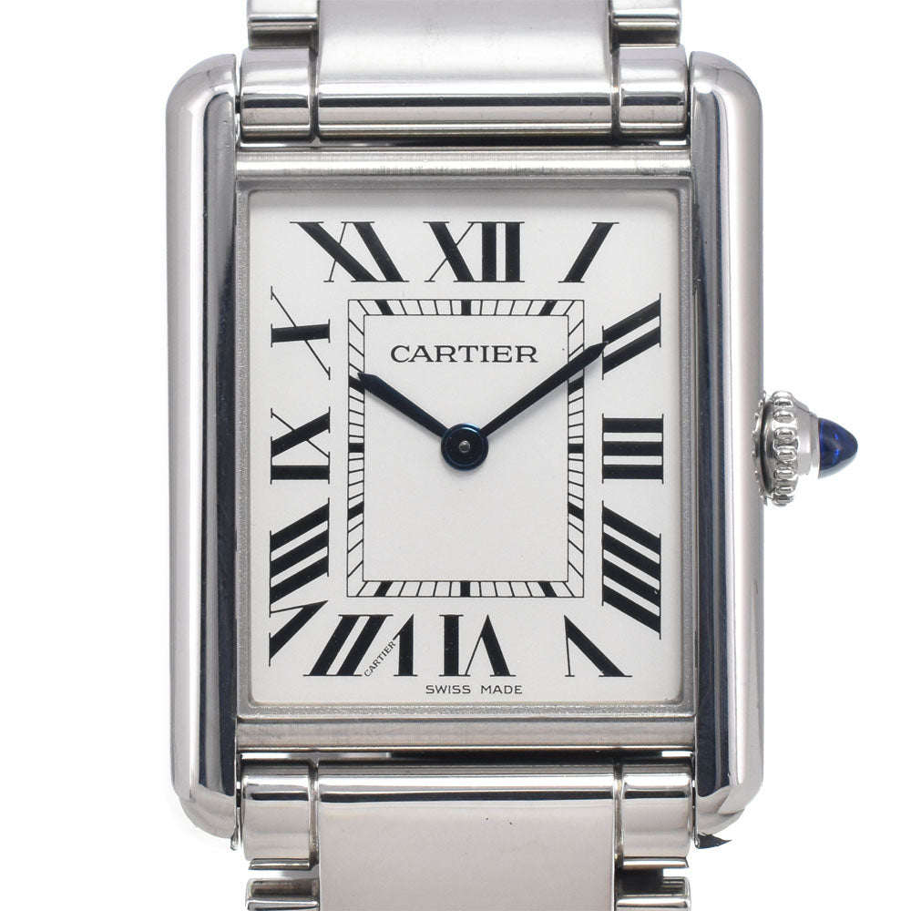 CARTIER tank mast LM WSTA0052 Silver Dial Quartz Unisex
 Watch I#150103