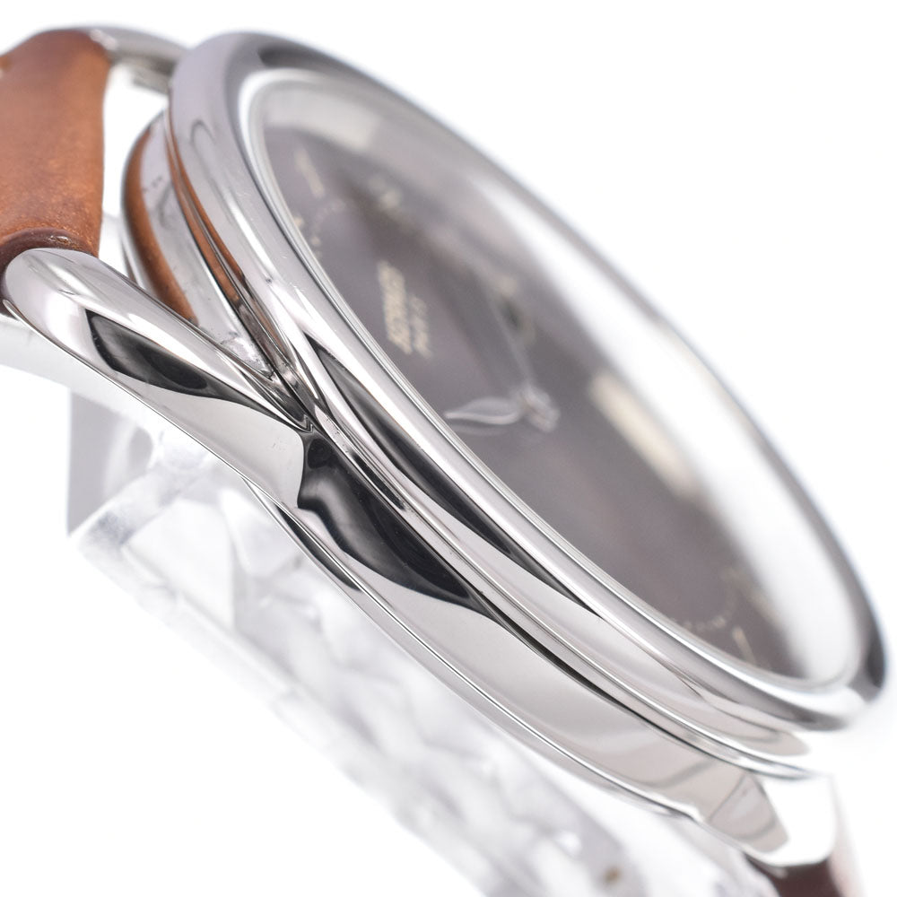 HERMES Arceau AR5.710 Date Brown Dial Quartz Men's
 Watch J#150104