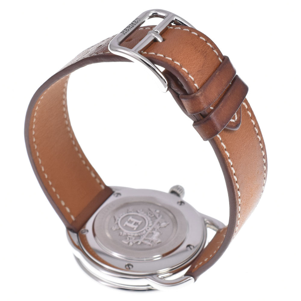 HERMES Arceau AR5.710 Date Brown Dial Quartz Men's
 Watch J#150104