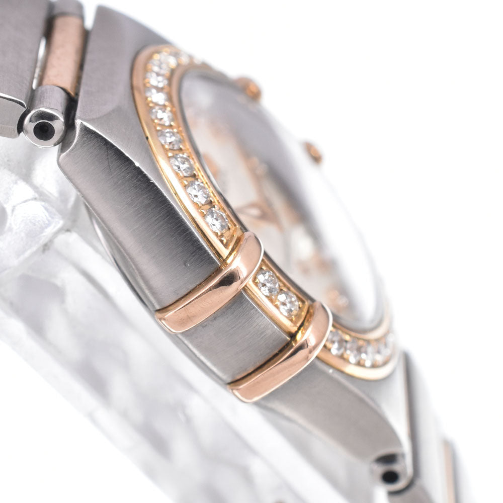 with paper OMEGA Constellation 111.25.23.60.55.00﻿3 12P Diamond Bezel Diamond Silver Dial Quartz Ladies
 Watch I#150105