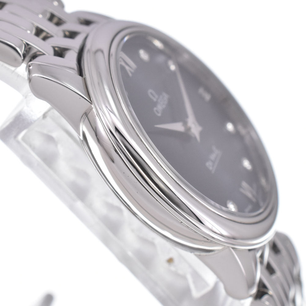 with paper OMEGA De Ville Prestige 424.10.27.60.53.001 6P diamond blue Dial Quartz Ladies
 Watch J#150107