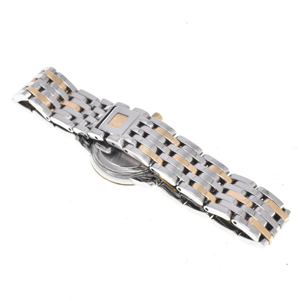 with paper OMEGA De Ville Prestige 413.25.22.60.08.00﻿1 Diamond Bezel gold Dial Quartz Ladies
 Watch I#150108