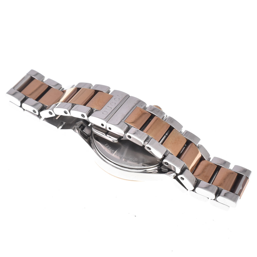 GUCCI G timeless 126.5 12P diamond White shell Dial Quartz Ladies
 Watch J#150112