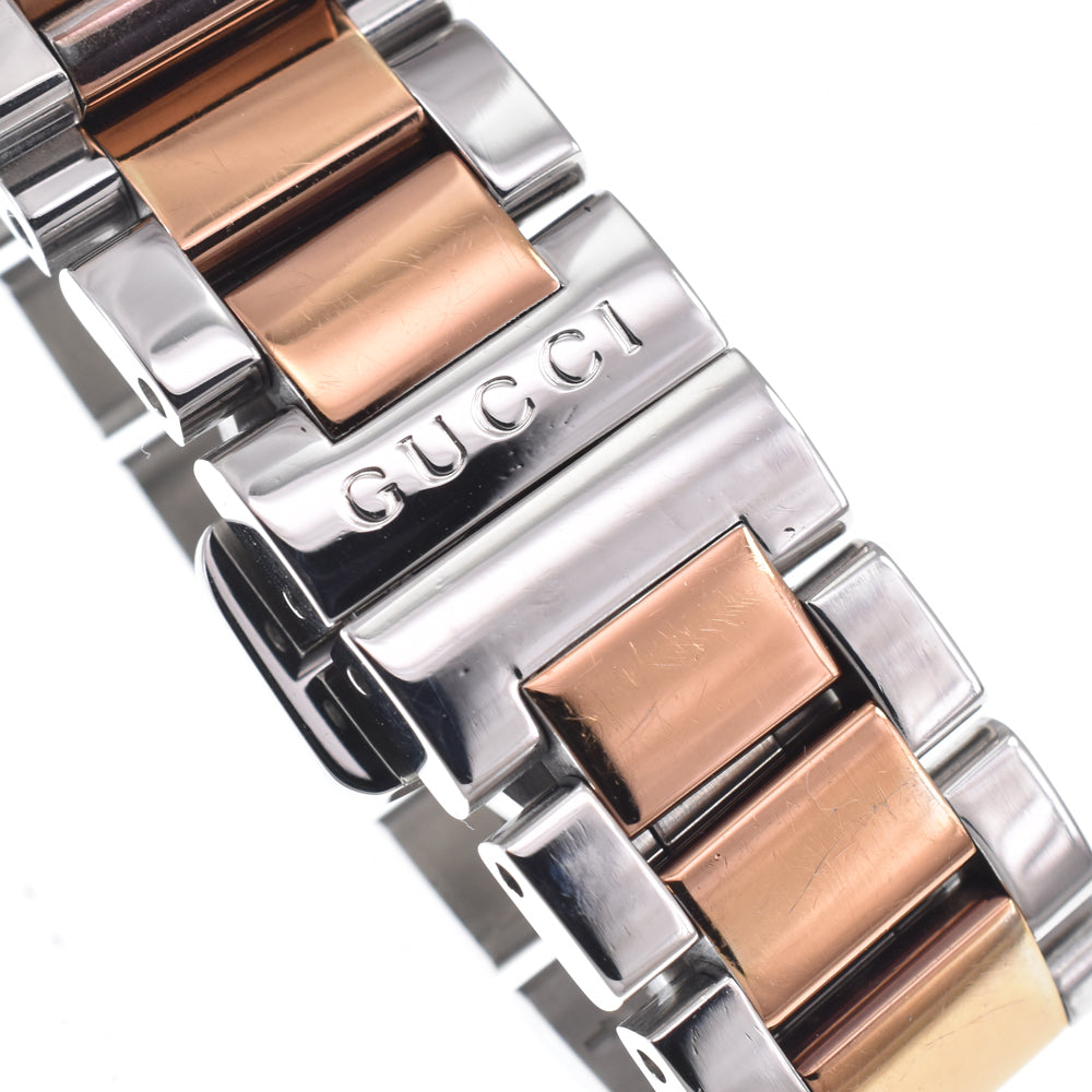 GUCCI G timeless 126.5 12P diamond White shell Dial Quartz Ladies
 Watch J#150112