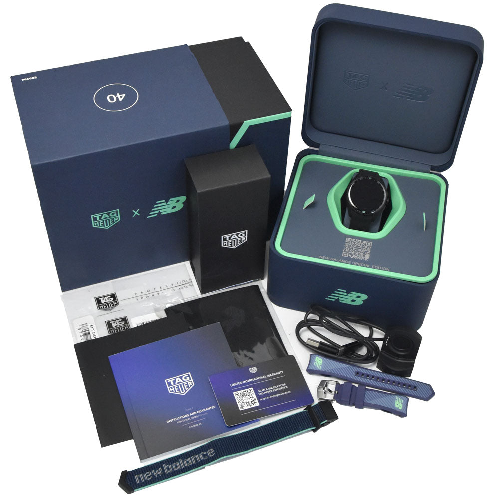 with paper TAG HEUER Connected SBT8082 Caliber 5 LCD / black Dial Quartz Men's
 Watch H#150117