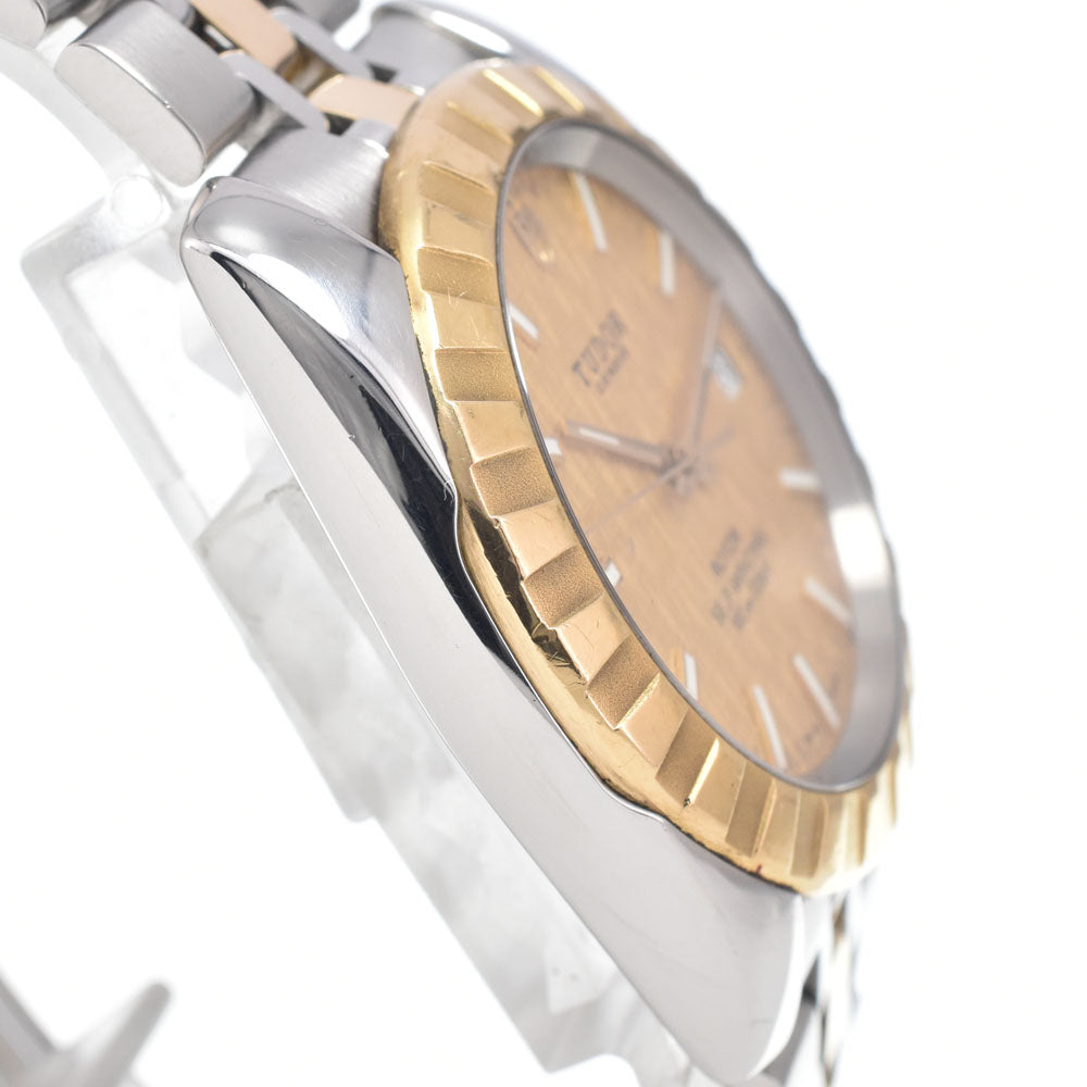 TUDOR Classic M21013-0008 Stainless Steel / YG Date gold Dial Automatic Men's
 Watch K#150120
