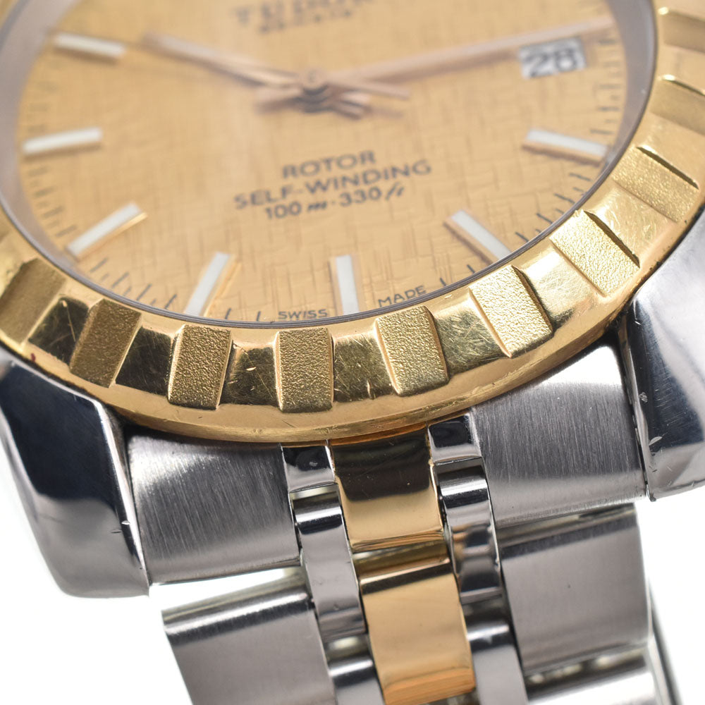 TUDOR Classic M21013-0008 Stainless Steel / YG Date gold Dial Automatic Men's
 Watch K#150120