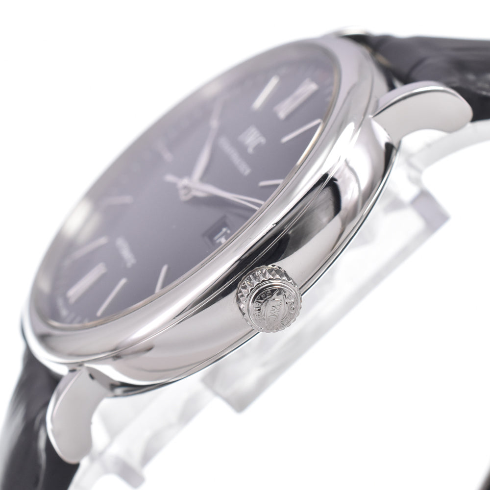 IWC SCHAFFHAUSEN Portofino IW356502 Date black Dial Automatic Men's
 Watch J#150121