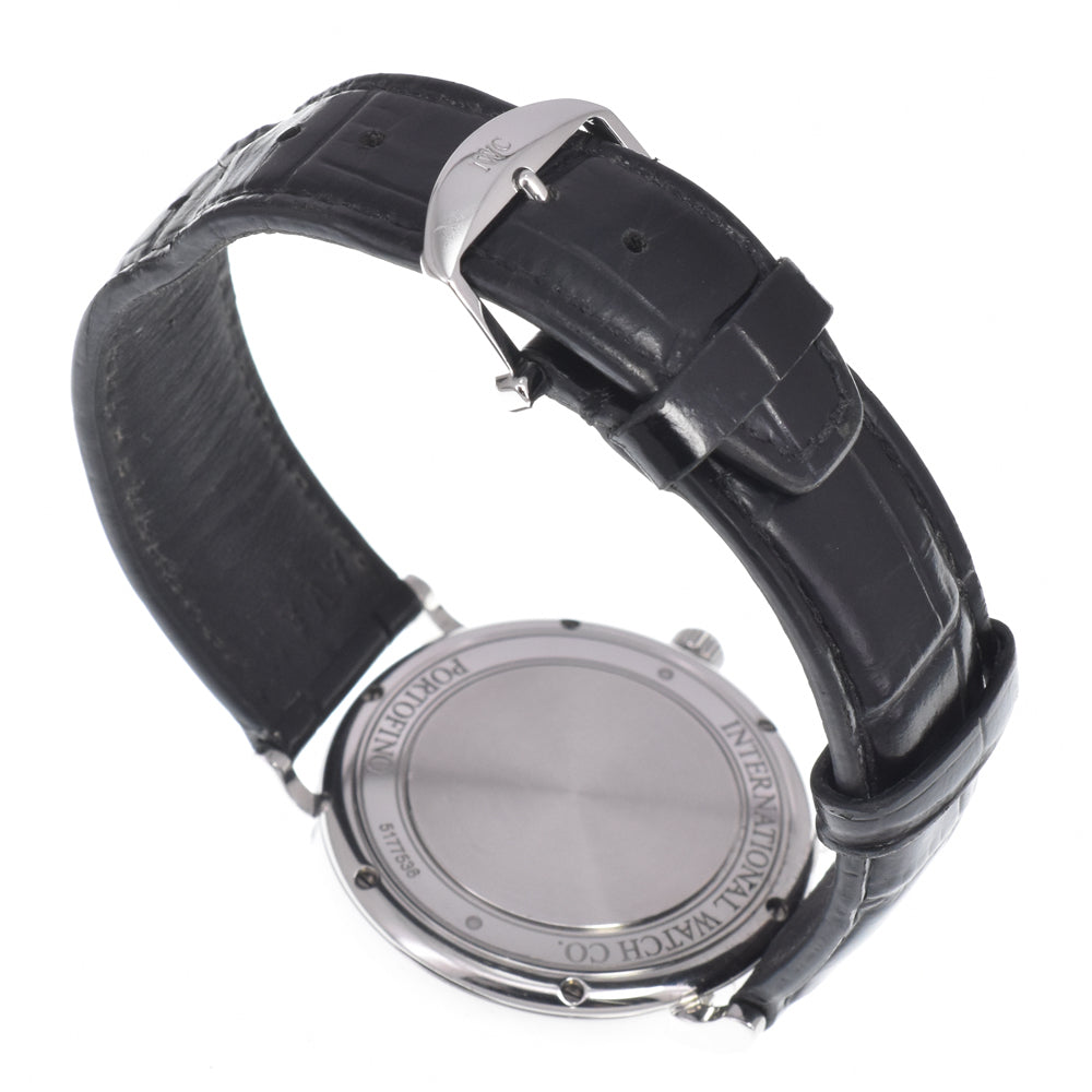 IWC SCHAFFHAUSEN Portofino IW356502 Date black Dial Automatic Men's
 Watch J#150121