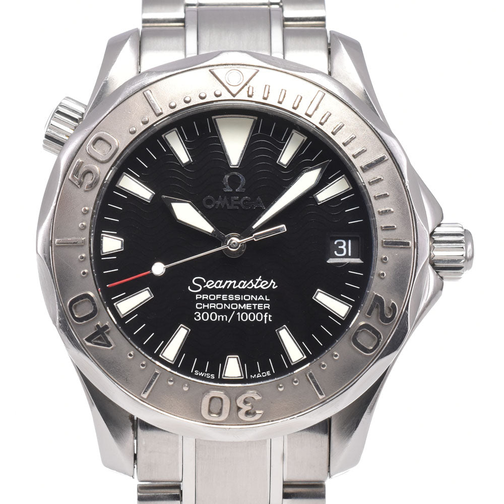 OMEGA Seamaster Professional 300M 2236.50 18K White Gold Bezel Chronometer black Dial Automatic Men's
 Watch J#150123