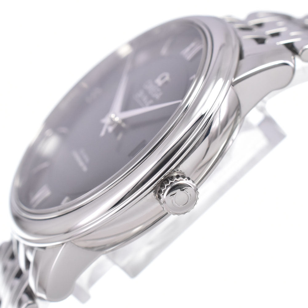 with paper OMEGA De Ville 424.10.37.20.01.001 Date CO-AXIAL black Dial Automatic Men's
 Watch J#150128