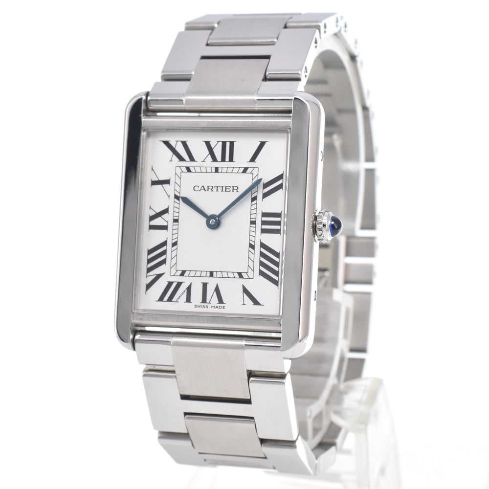 CARTIER Tank solo W5200014 Silver Dial Quartz Men's
 Watch K#150131