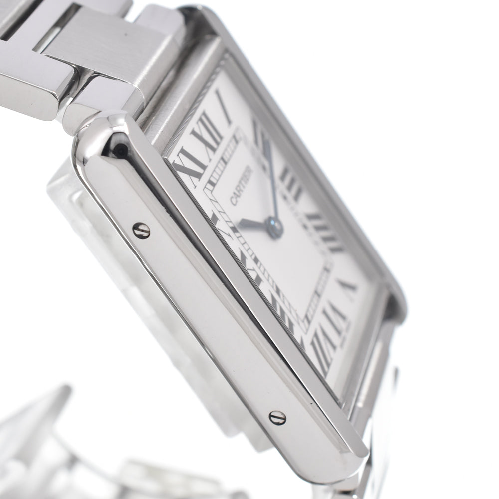 CARTIER Tank solo W5200014 Silver Dial Quartz Men's
 Watch K#150131